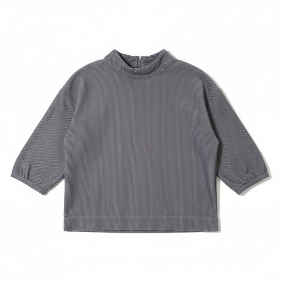 POETRY Hemp-Organic Cotton-Yak Yak funnel neck corduroy top. Size 8 GUC - Picture 2 of 10